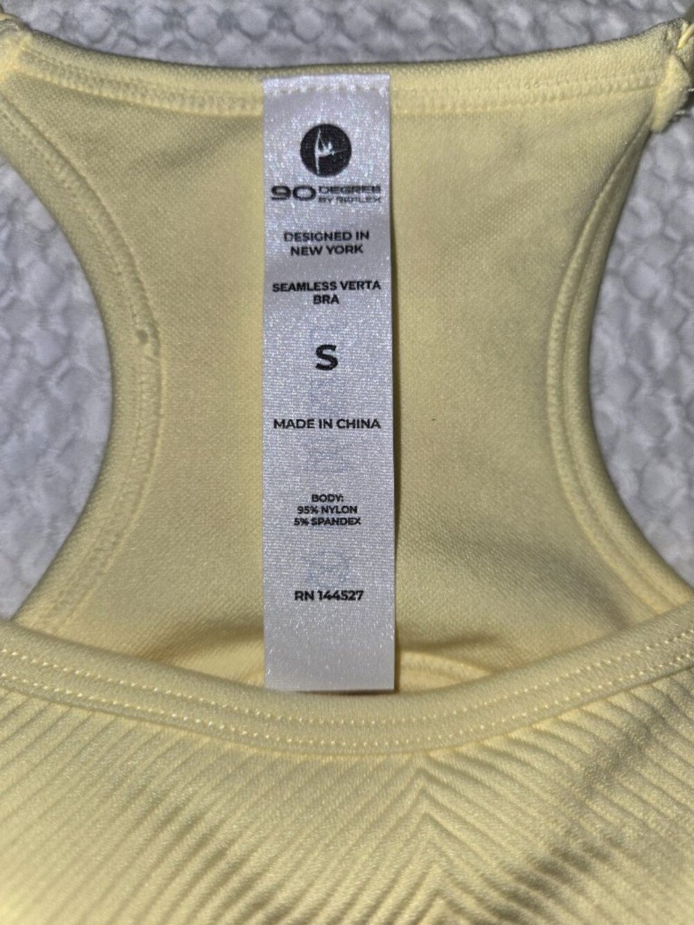 NWT 90 Degree by Reflex Daffodil 2-Piece Seamless Sports Bra & Swiftlayer Skort - Picture 5 of 7